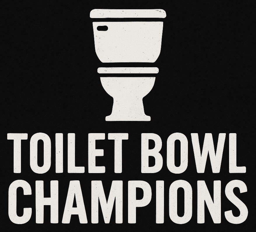 Toilet Bowl Champions logo – Men’s comeback storytelling project